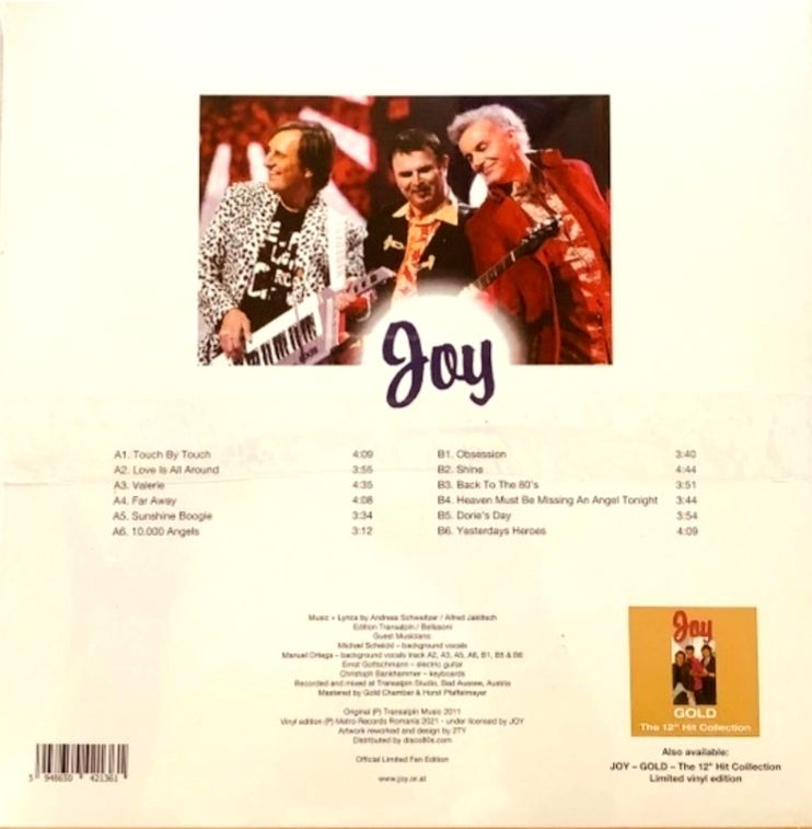 Joy - Enjoy - 2011.   (LP). 12. Vinyl. Пластинка. Europe. S/S. - фото фото фото 1