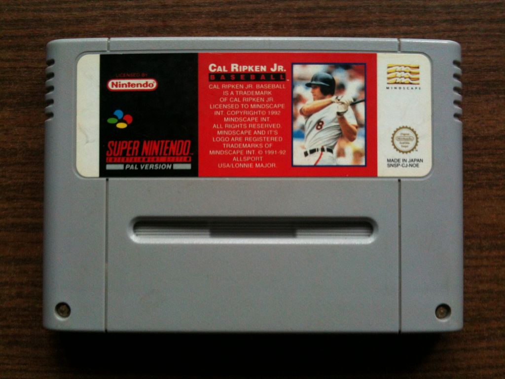 Игра на Super Nintendo SNES "Cal Ripken Jr. Baseball"       (PAL) - фото фото фото 0