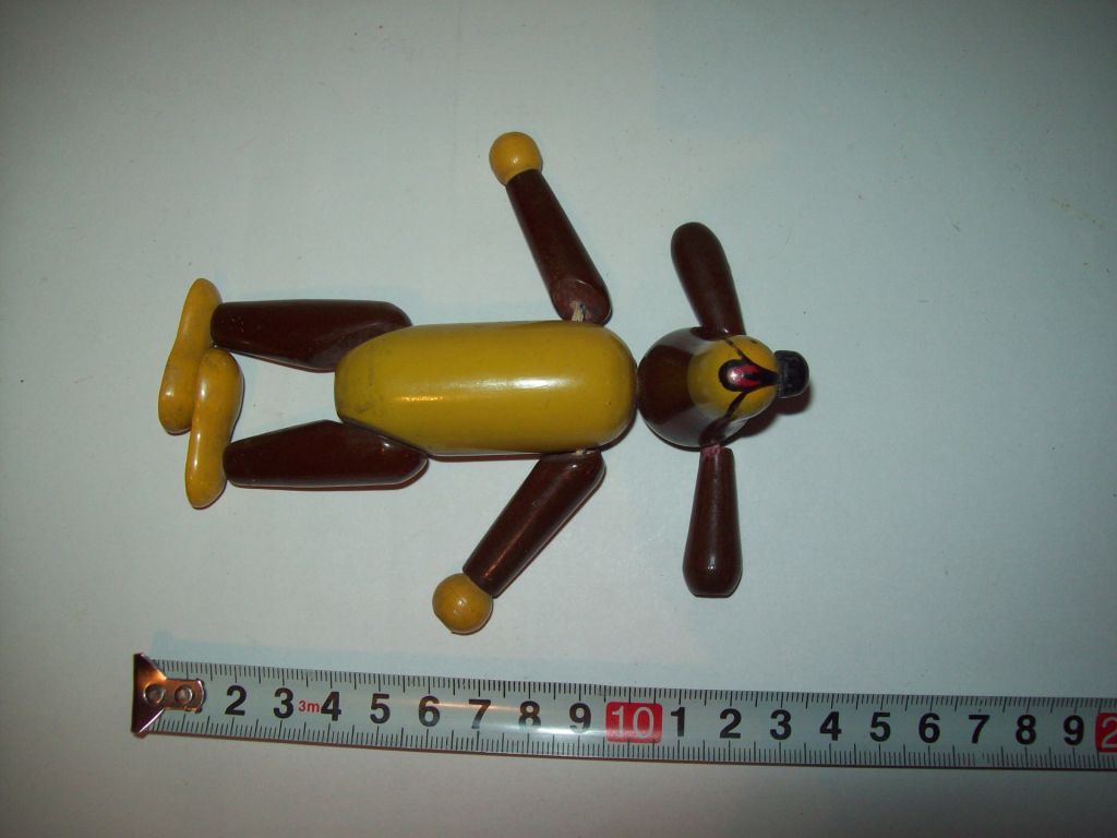 Игрушка кукла деревянная Пиф про-во СССР дерево - фото фото фото 3