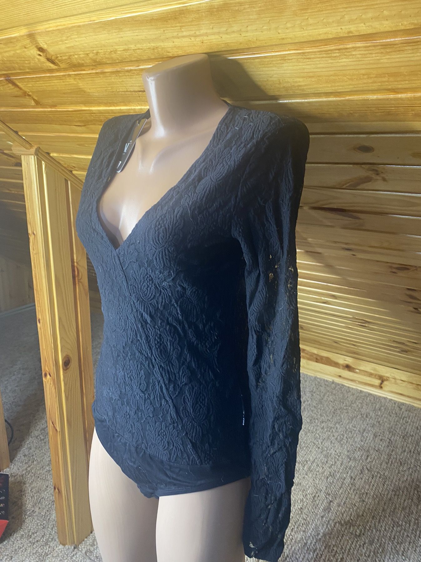 В450 Боди черное кружевное Размер S - фото фото фото 0