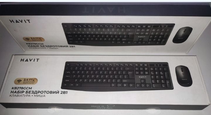 Бездротовий набір 2-в-1 Havit HV-KB 278 GCM повнорозмірна клавіатура та оптична миша. - фото фото фото 4