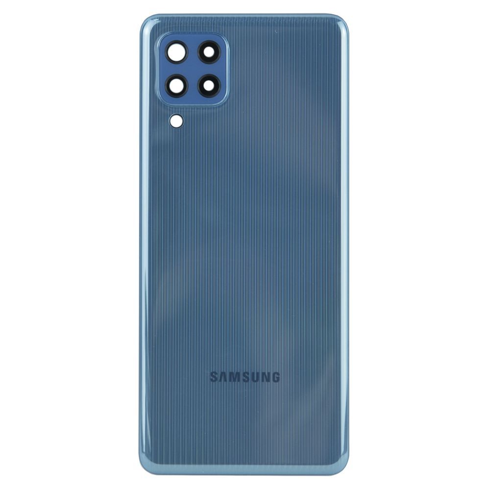 Задня частина корпусу Samsung Galaxy M32 SM-M325 Blue  (з склом камери) - фото фото фото 0