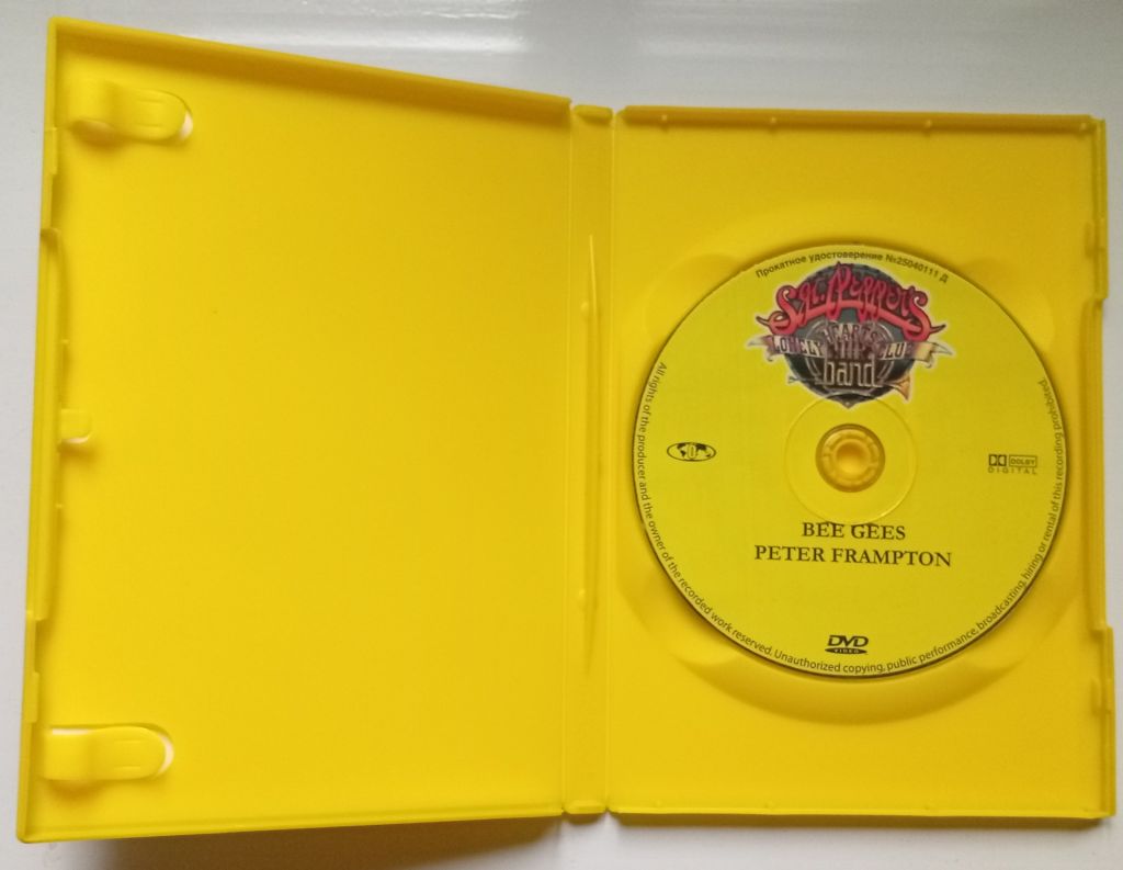 DVD Bee Gees + Peter Frampton - Sgt.Pepper's Lonely Hearts Club Band - фото фото фото 1