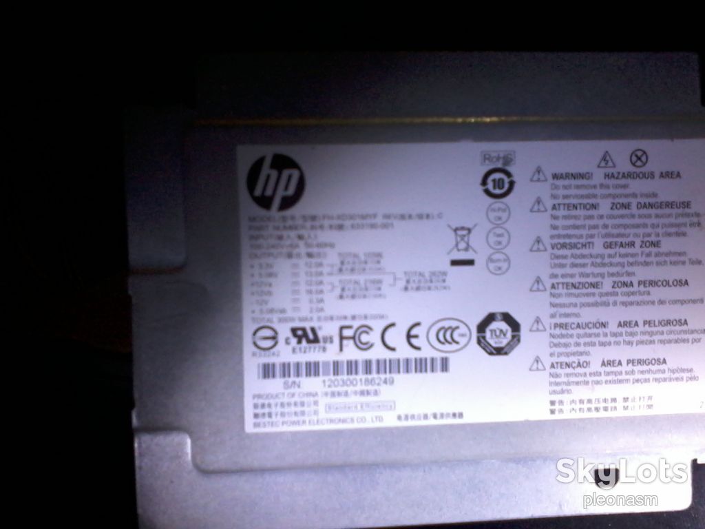 300W  - для   HP  -   HP  PSU  FH-XD301MYF          ( без ремонтов ) - фото фото фото 1