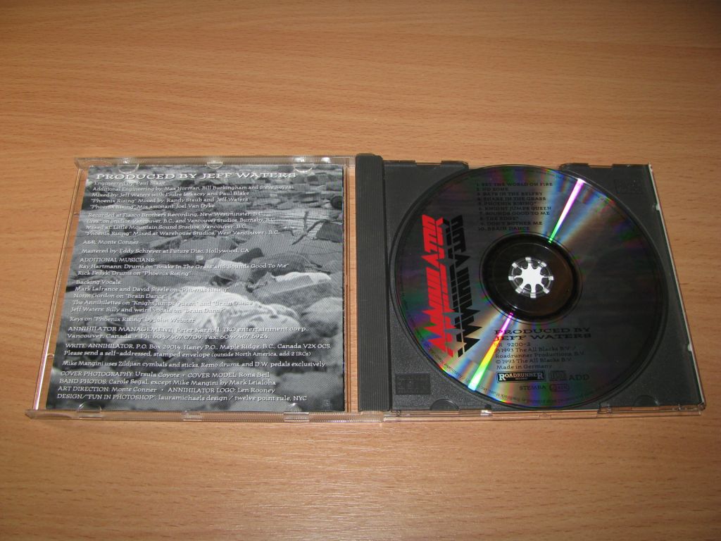ANNIHILATOR - Set The World On Fire  (1993 Roadrunner) - фото фото фото 1