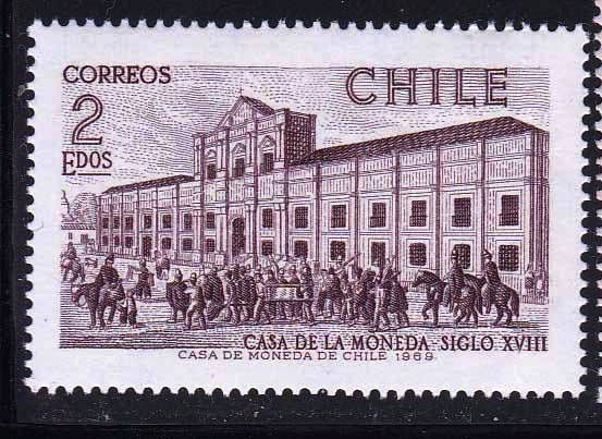 NM Чили  1969 г  MNH - архитектура - фото фото фото 0