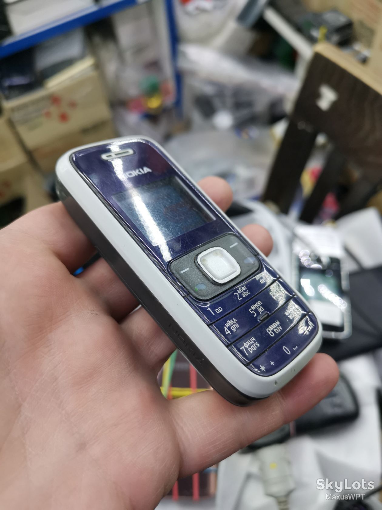 #shop Nokia 1209 blue beige - фото фото фото 1