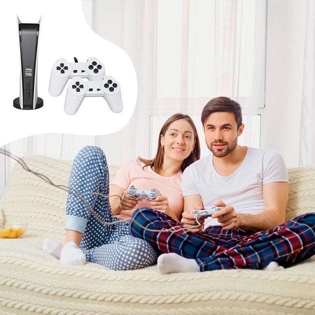 Игровая консоль ретро приставка для телевизора 200 игр 8 Bit - фото фото фото 1