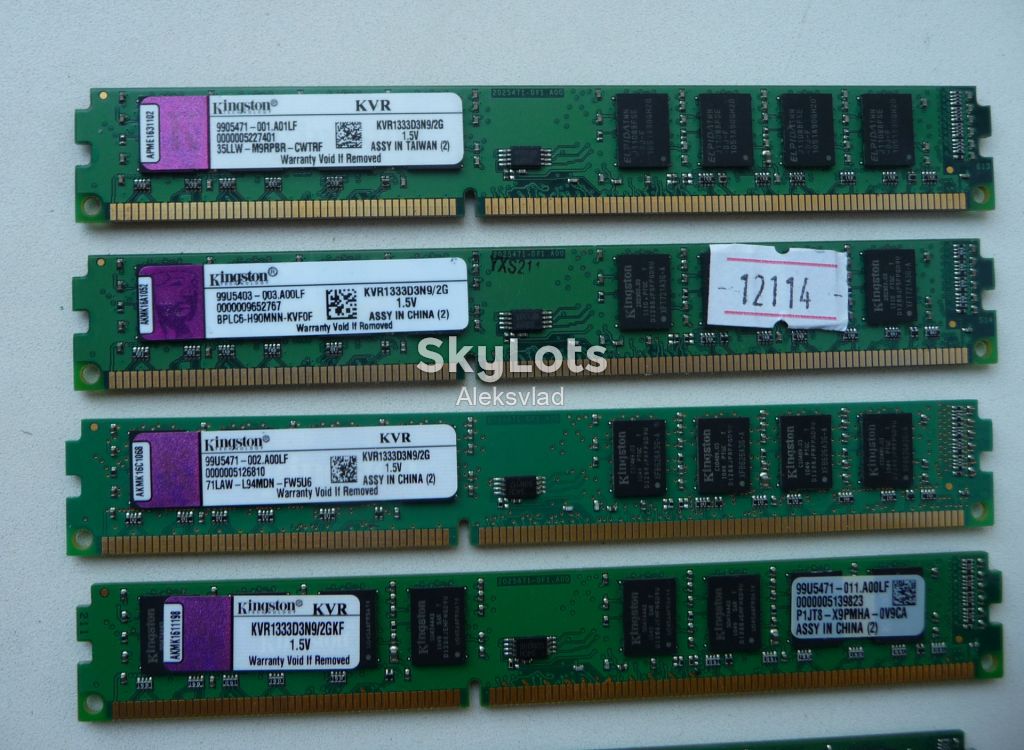 Kingston KVR1333D3N9/2G DDR3 2GB 1333        (Intel/AMD) - фото фото фото 5