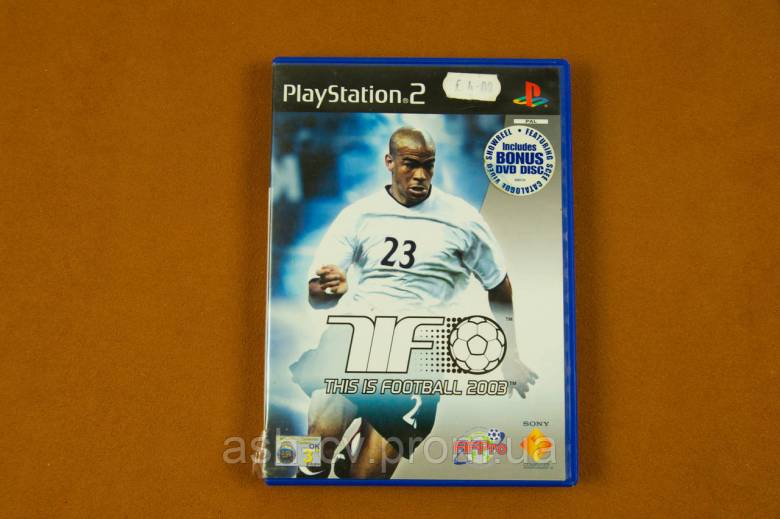 Диск Playstation 2 - This is Football 2003 - фото фото фото 0