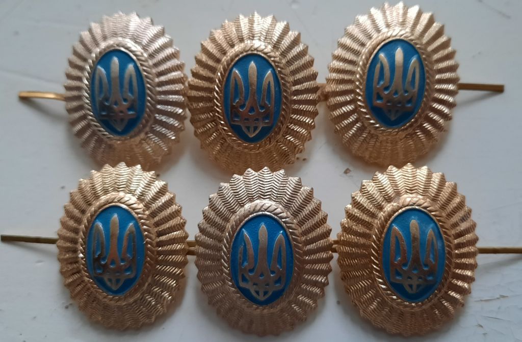 Українські офіцерські кокарди. - фото фото фото 0