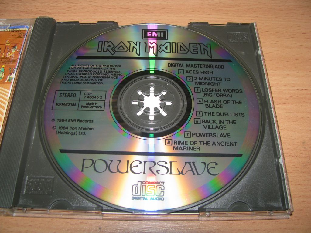 IRON MAIDEN - Powerslave     (1984 EMI W.Germany) - фото фото фото 3