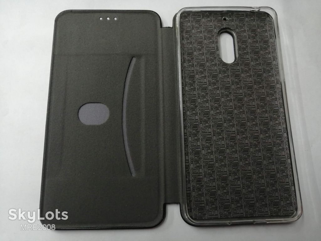 Чехол-книжка Premium Leather для Nokia 6 black - фото фото фото 1