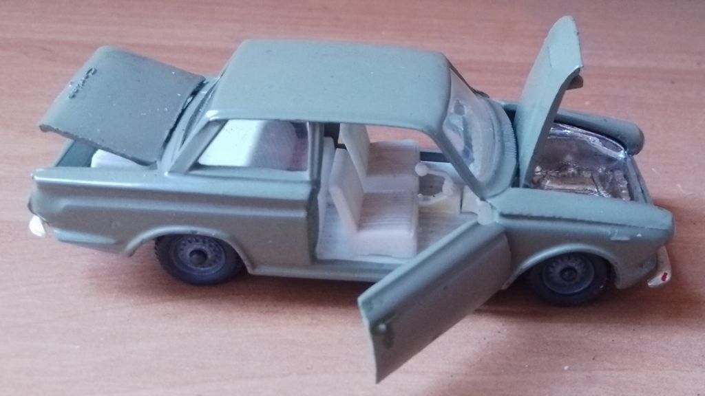 FORD CONSUL CORTINA ФОРД КОНСУЛ КОРТИНА 1/43 ЛЕНИНГРАД СССР - фото фото фото 2