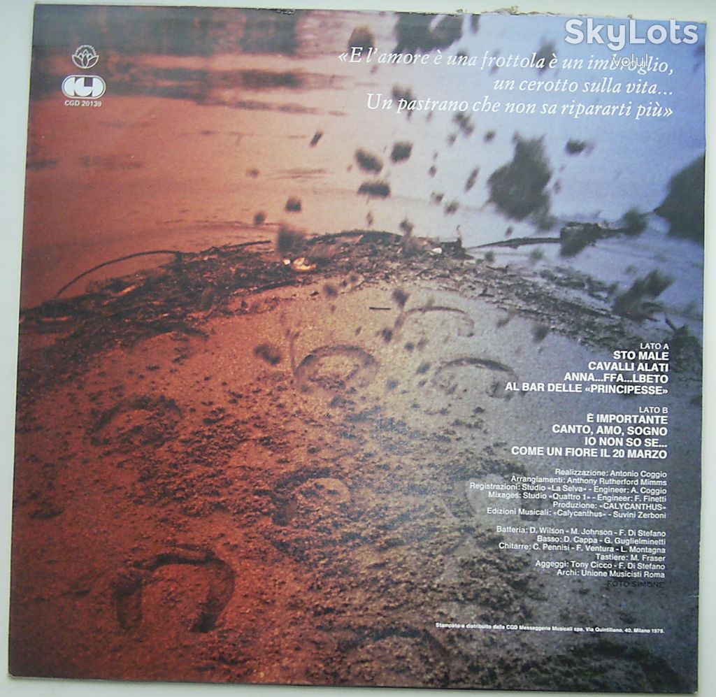 ALBERTO CHELI Cavalli Alati LP + Poster EX/VG- - фото фото фото 1