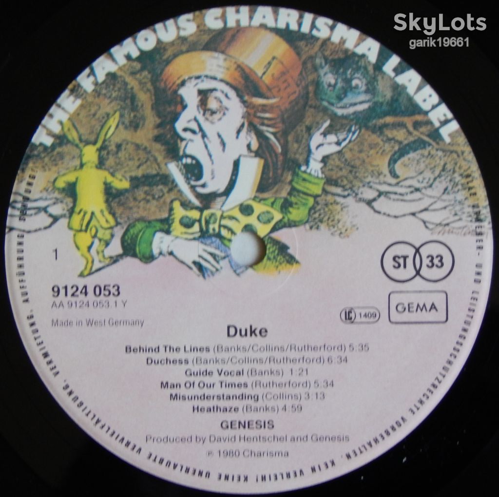 Genesis – Duke  (Charisma – 9124 053, Germany) EX+/NM- - фото фото фото 3