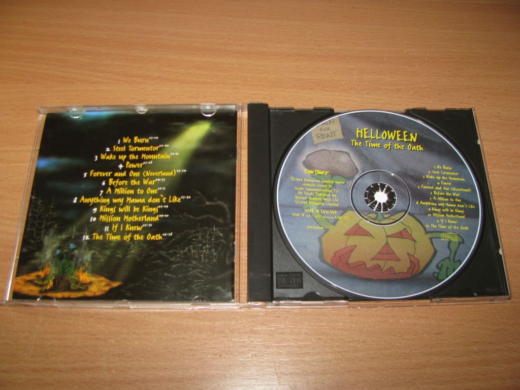 HELLOWEEN - The Time Of The Oath  (1996 Raw Power 1st press,UK) - фото фото фото 1