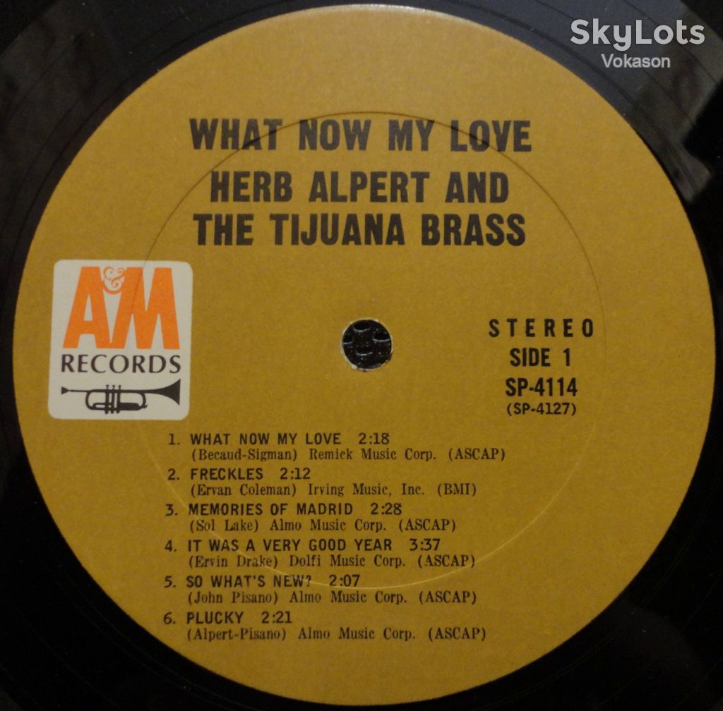 Herb Alpert &amp; The Tijuana Brass – What Now My Love  EX/EX - фото фото фото 2
