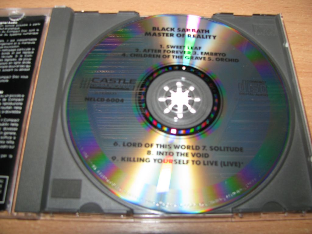 BLACK SABBATH - Master Of Reality  (1986 Castle 1st press) - фото фото фото 2