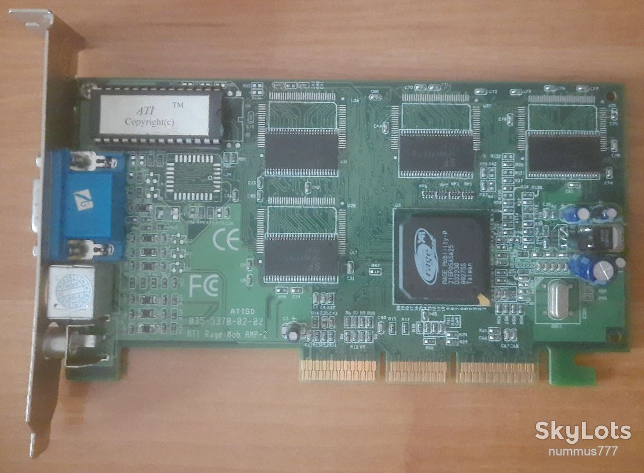Відеокарта ATI Rage P/M Mobility 8 Mb 64 Bit AGP Тест ОК - фото фото фото 0
