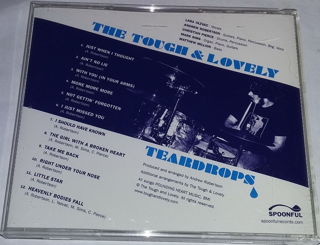 THE TOUGH AND LOVELY Teardrоps CD US - фото фото фото 2