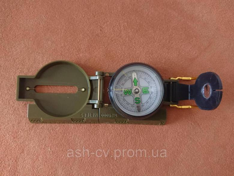 Компас, тактичний, туристичний, Compass, Military, Green - фото фото фото 1