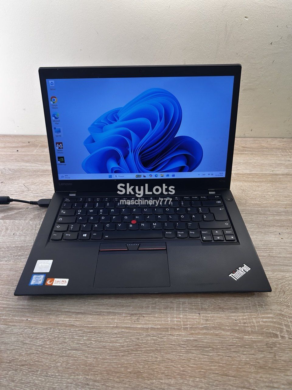 ноутбук lenovo t470s-intel core i5-7gen-4gb ram ddr4-№а933 - фото фото фото 0
