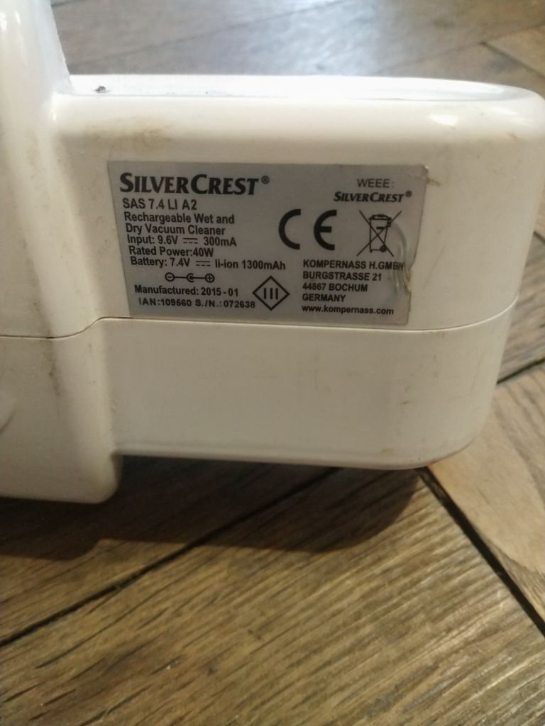 Пилосос SilwerCrest sas7.4  li a2 - фото фото фото 2