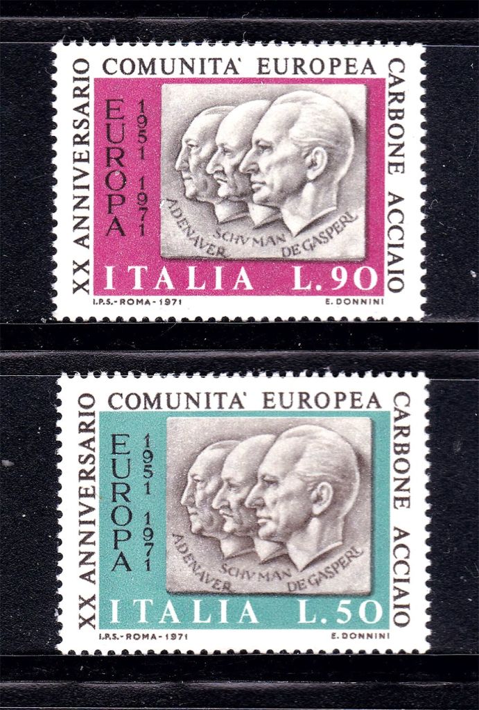Италия  1971 г  MNH -  личности - - фото фото фото 0