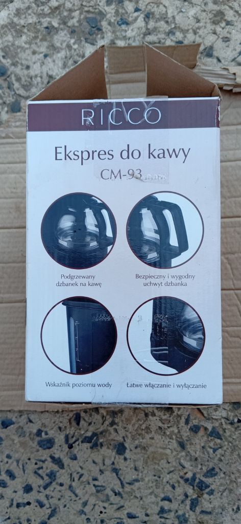 Кавоварка крапельна Ricco CM-93 електрична, нова - фото фото фото 3