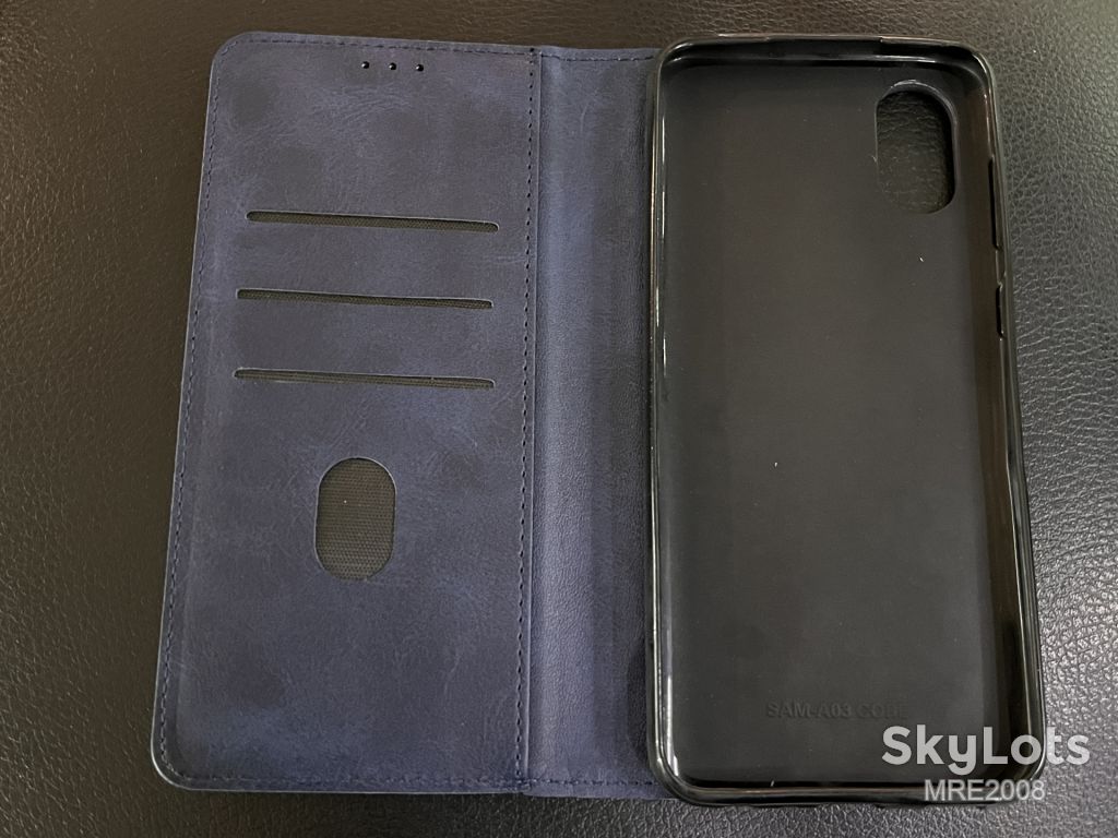 Чохол-книжка Business Leather для Samsung Galaxy A032 A03 Core blue - фото фото фото 1