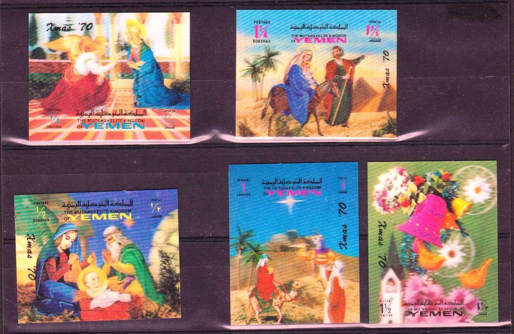 ZM  Йемэн 1970 г MNH - Рождество - стерео - фото фото фото 0