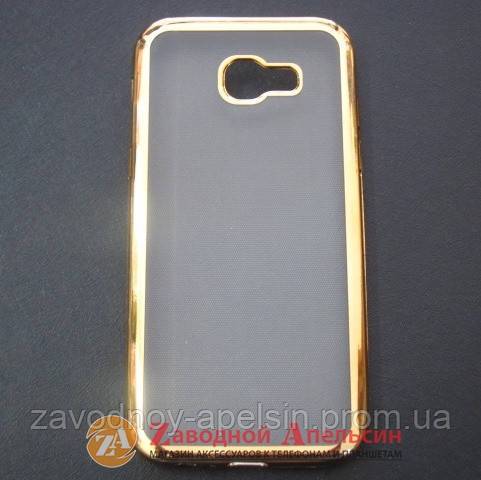 Samsung A5 2017 A520 чехол Electroplating gold - фото фото фото 0