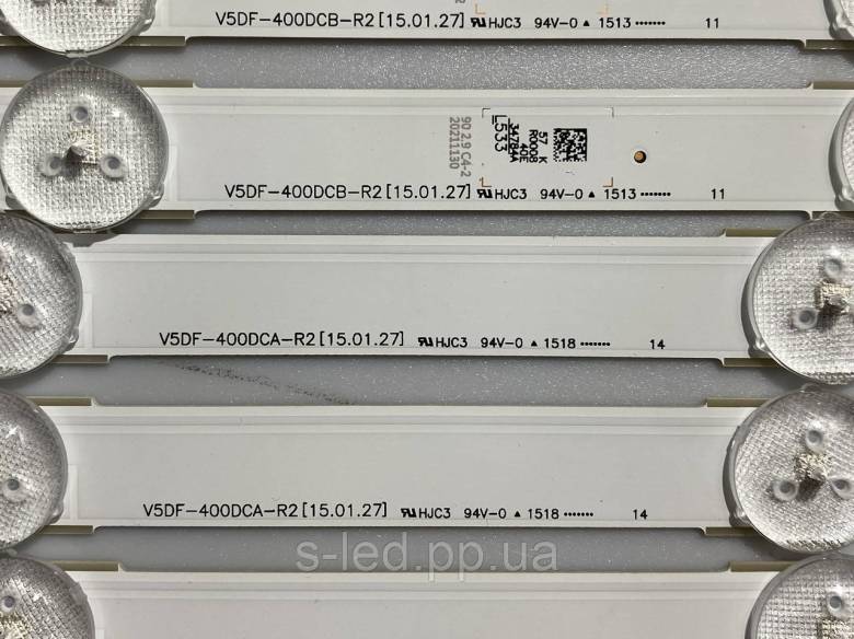 LED підсвітка V5DF-400DCA-R2 V5DF-400DCB-R2 BN96-34783A  BN96-34784A S_5J63_40_R4, S_5J63_40_L5 CY-W - фото фото фото 2