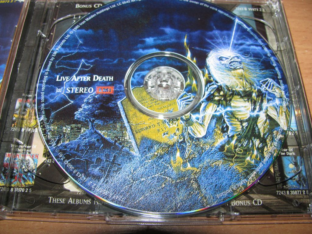 IRON MAIDEN - Live After Death  (1995 EMI 2CD SET) - фото фото фото 2