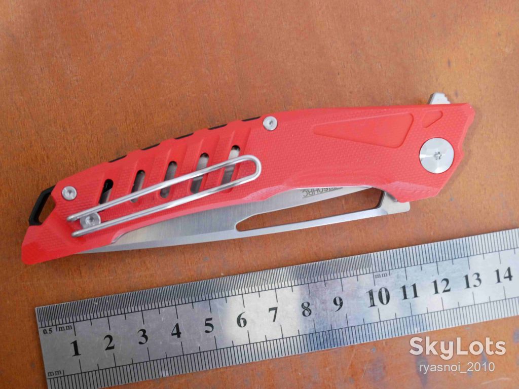 Nimoknives &amp; Fatdragon NO. 511, D2, G10 Red, Tactical, Flipper, подшипник, EDC - фото фото фото 10