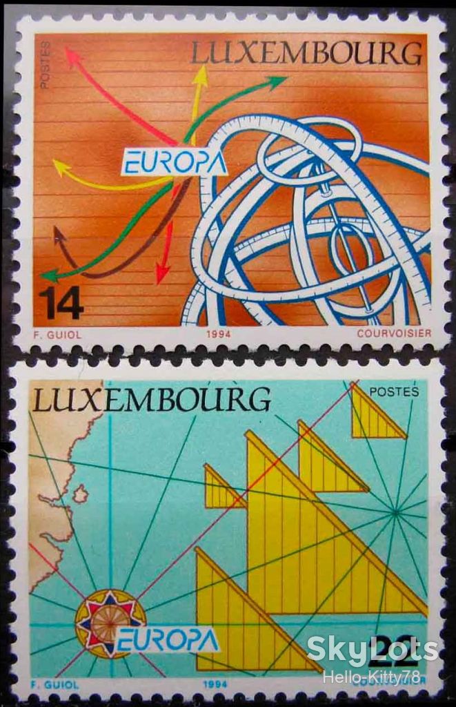 Люксембург 1994 Европа CEPT Mi 1340-1341 MNH - фото фото фото 0