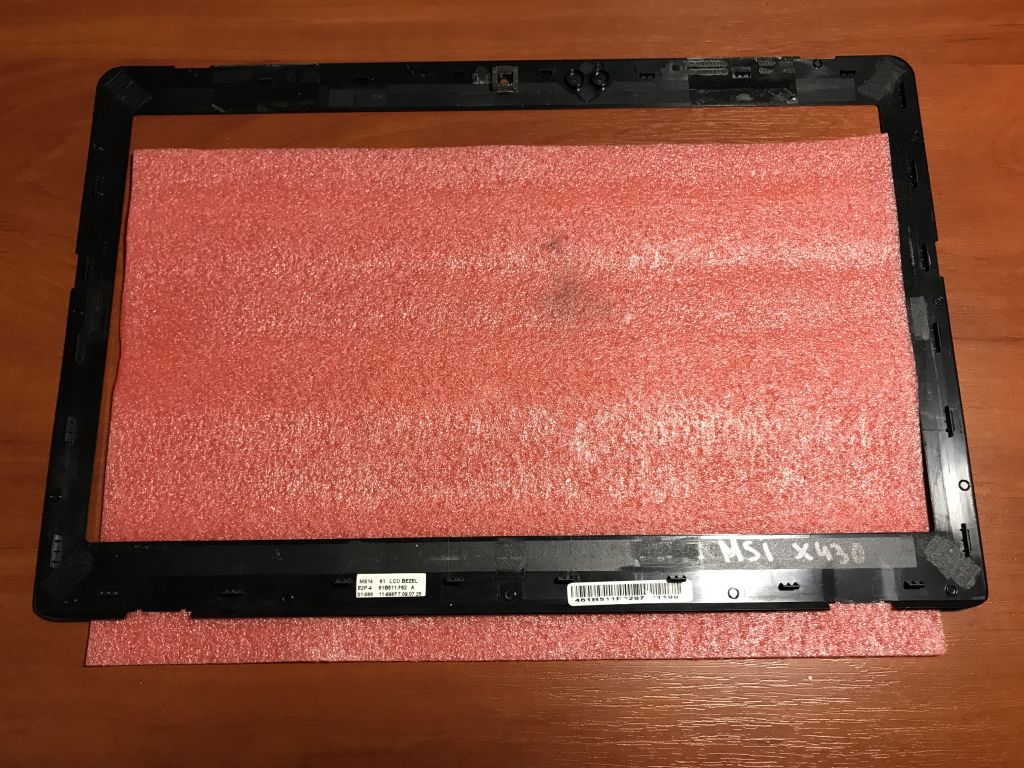 MSI X430 Рамка матрицы - фото фото фото 1