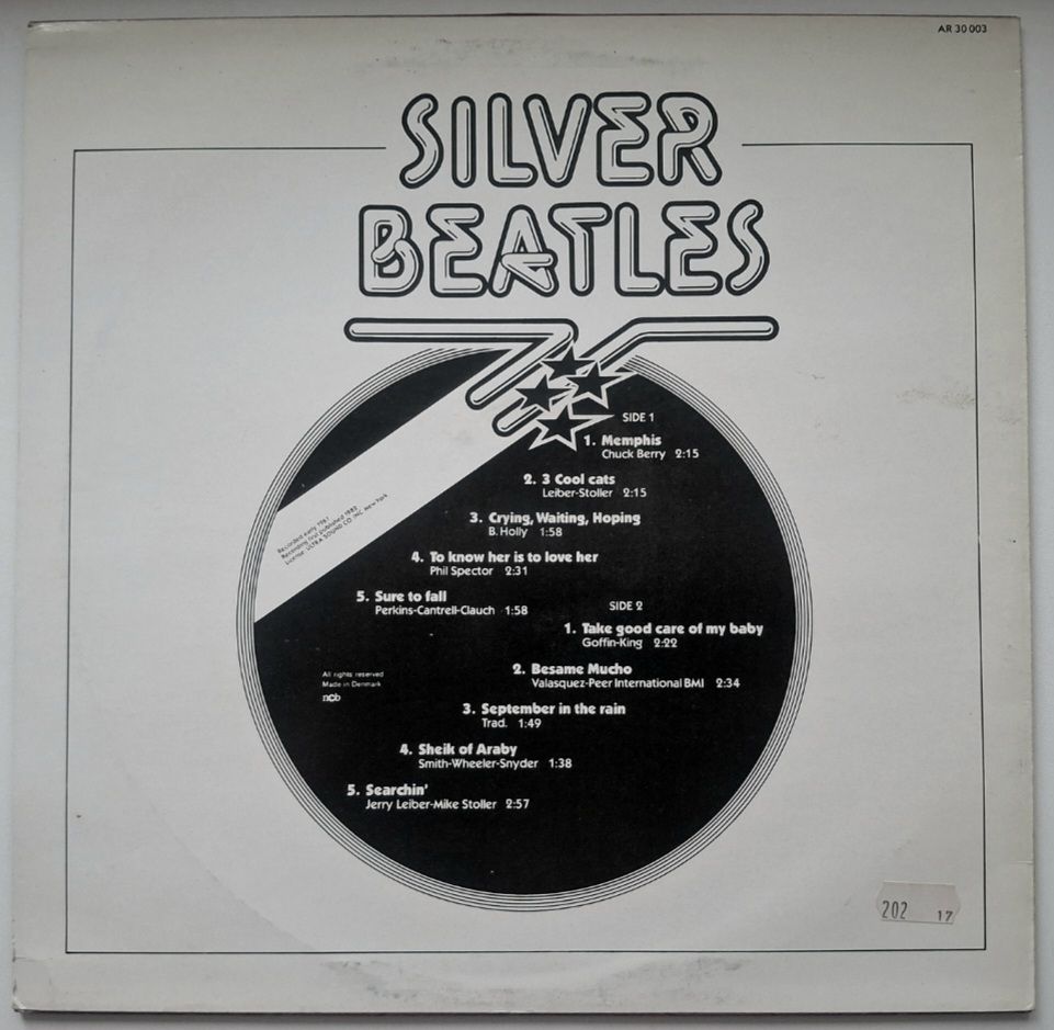 The Beatles - Silver Beatles - 1961.  (LP). 12. Vinyl. Пластинка. Denmark. - фото фото фото 1
