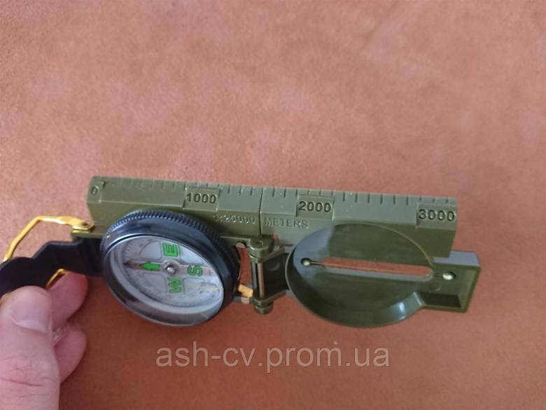 Компас, тактичний, туристичний, Compass, Military, Green - фото фото фото 3