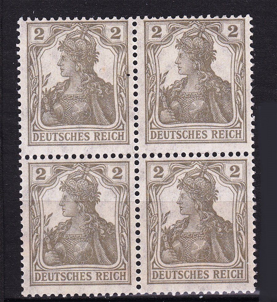 Германия     1900 г MNH квартблок - фото фото фото 0