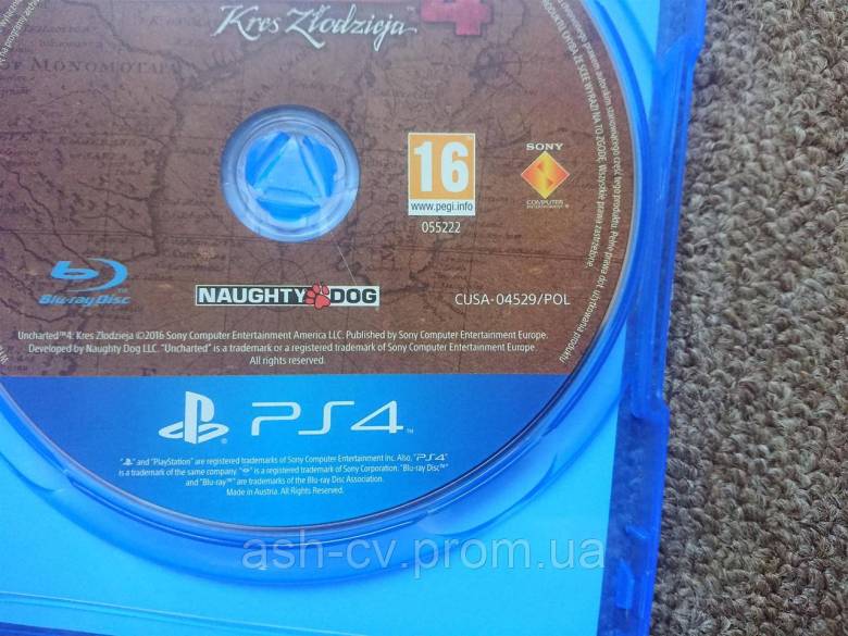 Диск Playstation 4 - Uncharted 4 - фото фото фото 3