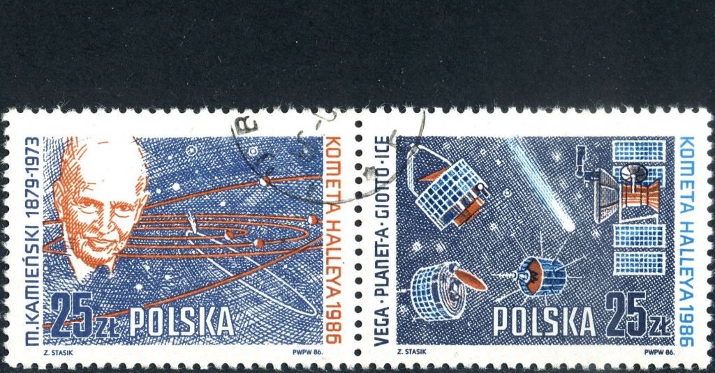 Польша. Комета Галлея   (серия, сцепка) 1986 г. - фото фото фото 0