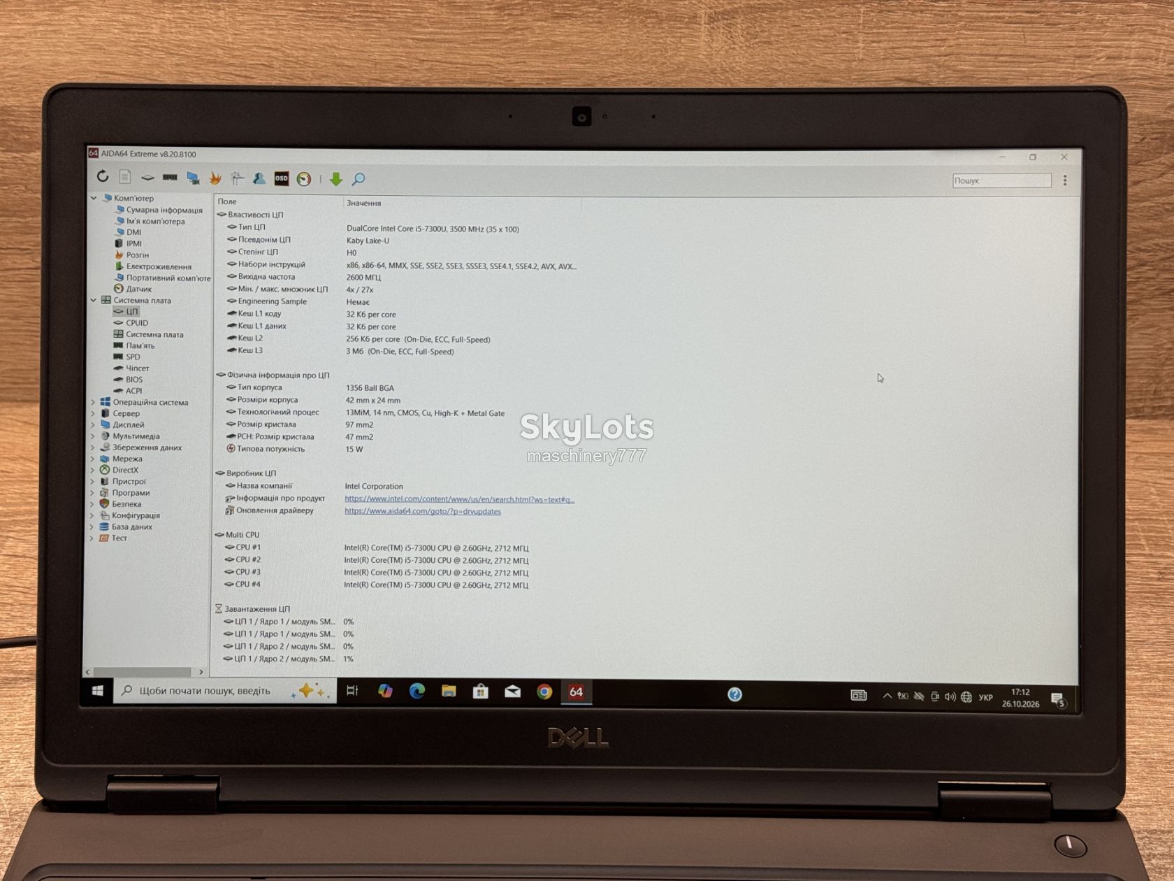Dell Latitude E5590-intel core i5-7gen-4gb ram ddr4-№ss292 - фото фото фото 12