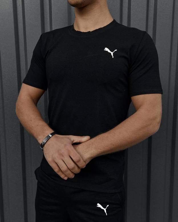 Футболка Puma чорна XL - фото фото фото 4