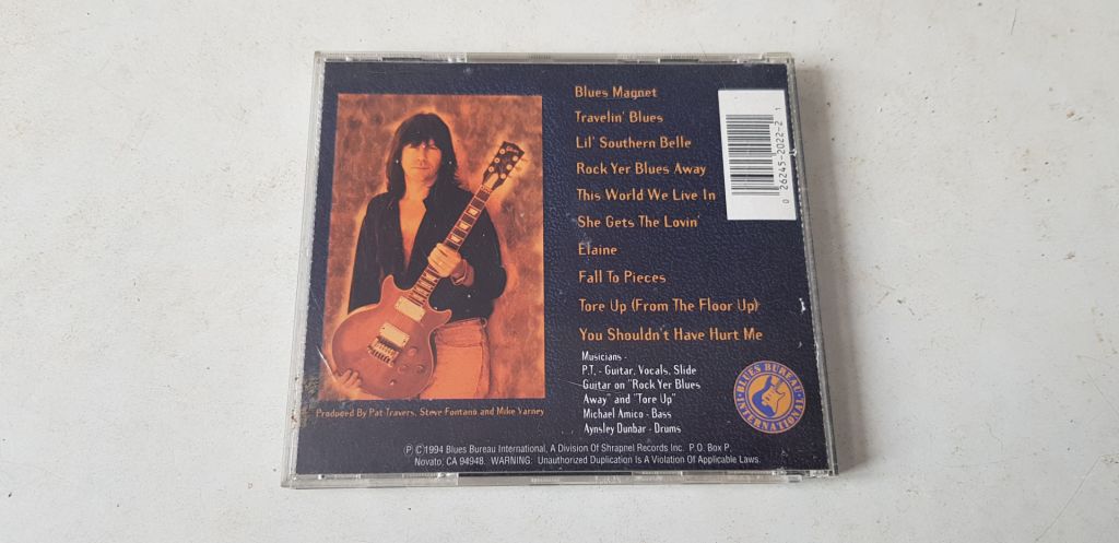 Pat Travers Blues Magnet CD фірмовий - фото фото фото 1