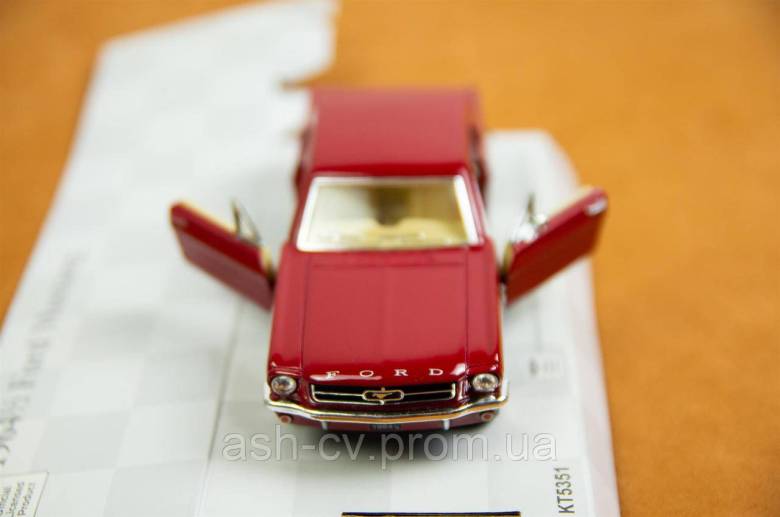Модель авто, колекційна, Kinsmart Ford Mustang 1964 - фото фото фото 2