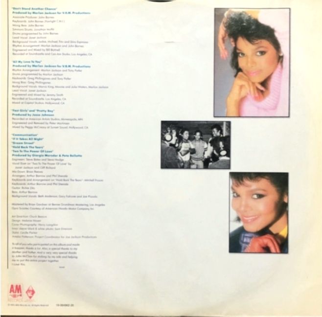 Janet Jackson - Dream Street - 1984.   (LP). 12. Vinyl. Пластинка. Holland - фото фото фото 3
