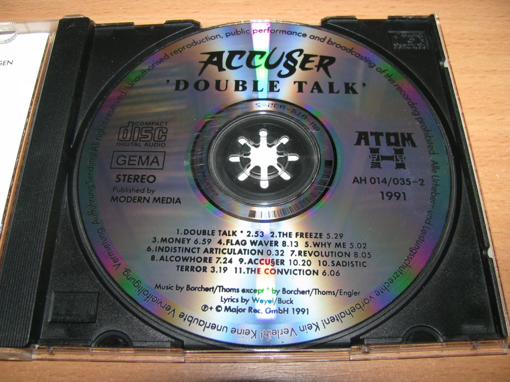 ACCUSER - Double Talk   (1991 Atom) - фото фото фото 2