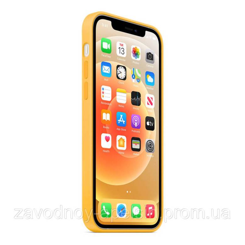 IPhone 12 12pro Чохол Silicone Case + MagSafe (sun flower) - фото фото фото 1